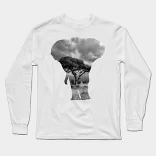 African Elephant Animal Long Sleeve T-Shirt